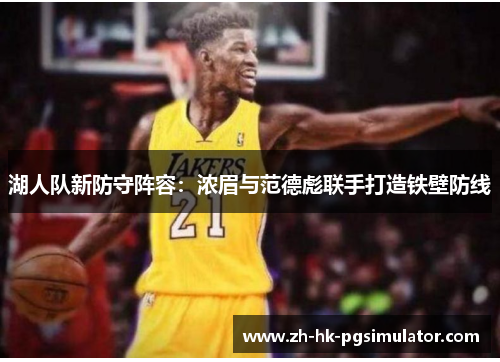 湖人队新防守阵容：浓眉与范德彪联手打造铁壁防线